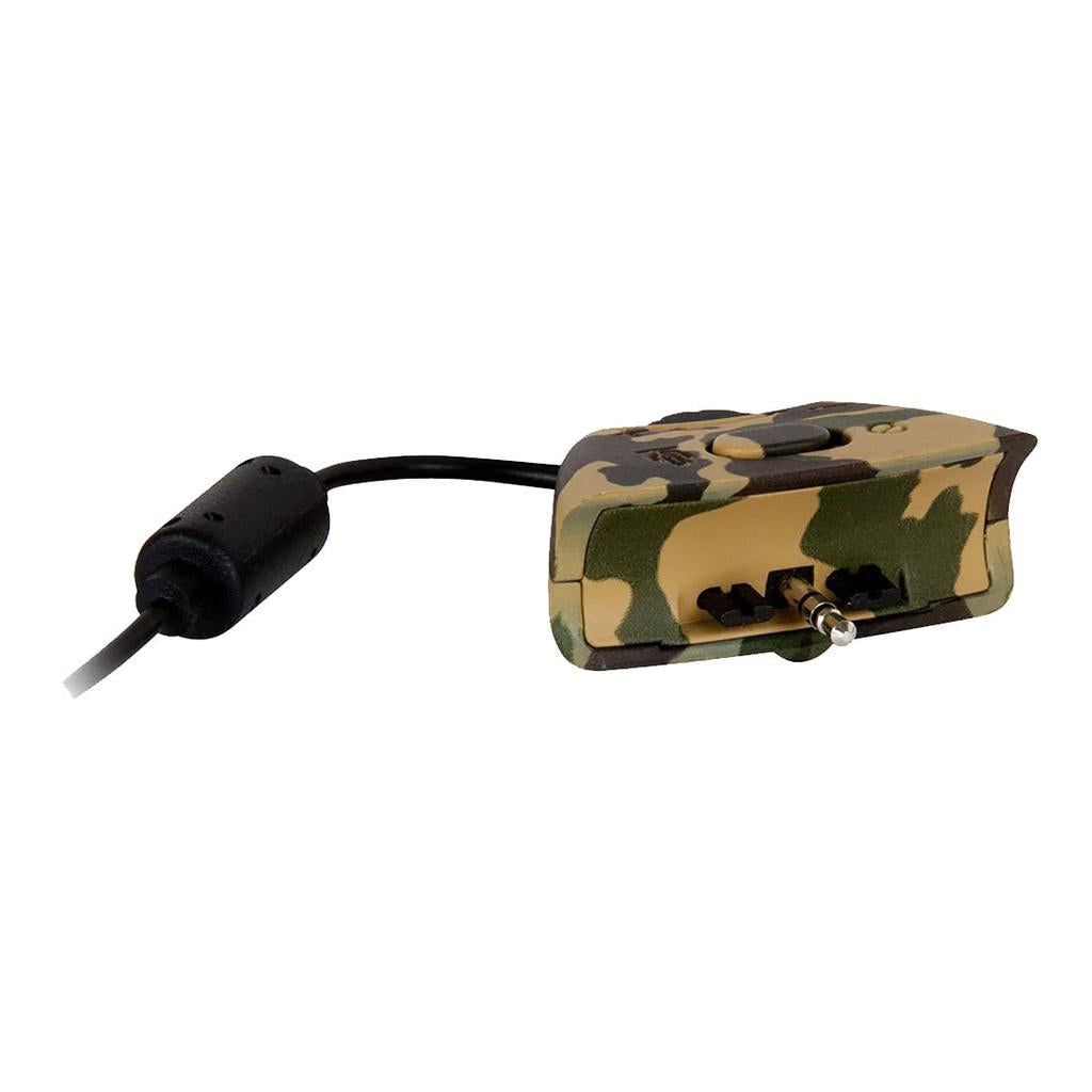 Fone de ouvido auricular com fio e microfone Dreamgear para jogos DGUN-2980 Camuflado