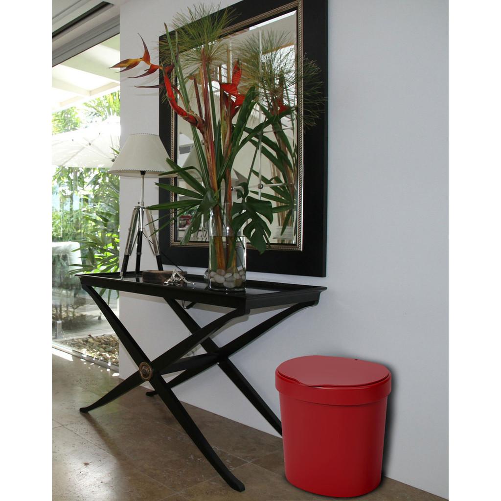Lixeira Coza 2,5L Vermelha