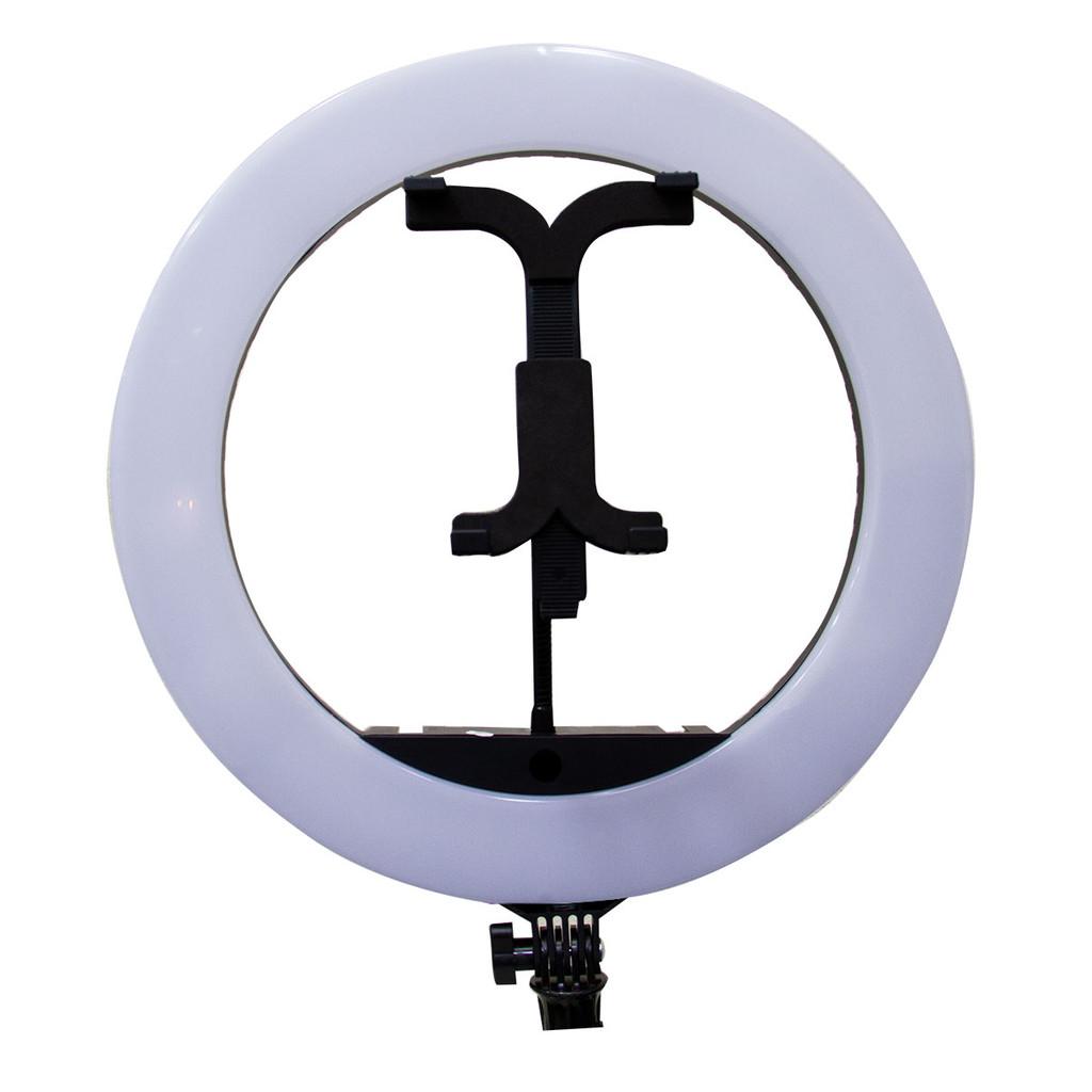 Ring Light de 18 polegadas 5.200 Lumens - Tripé + Suporte +Controle