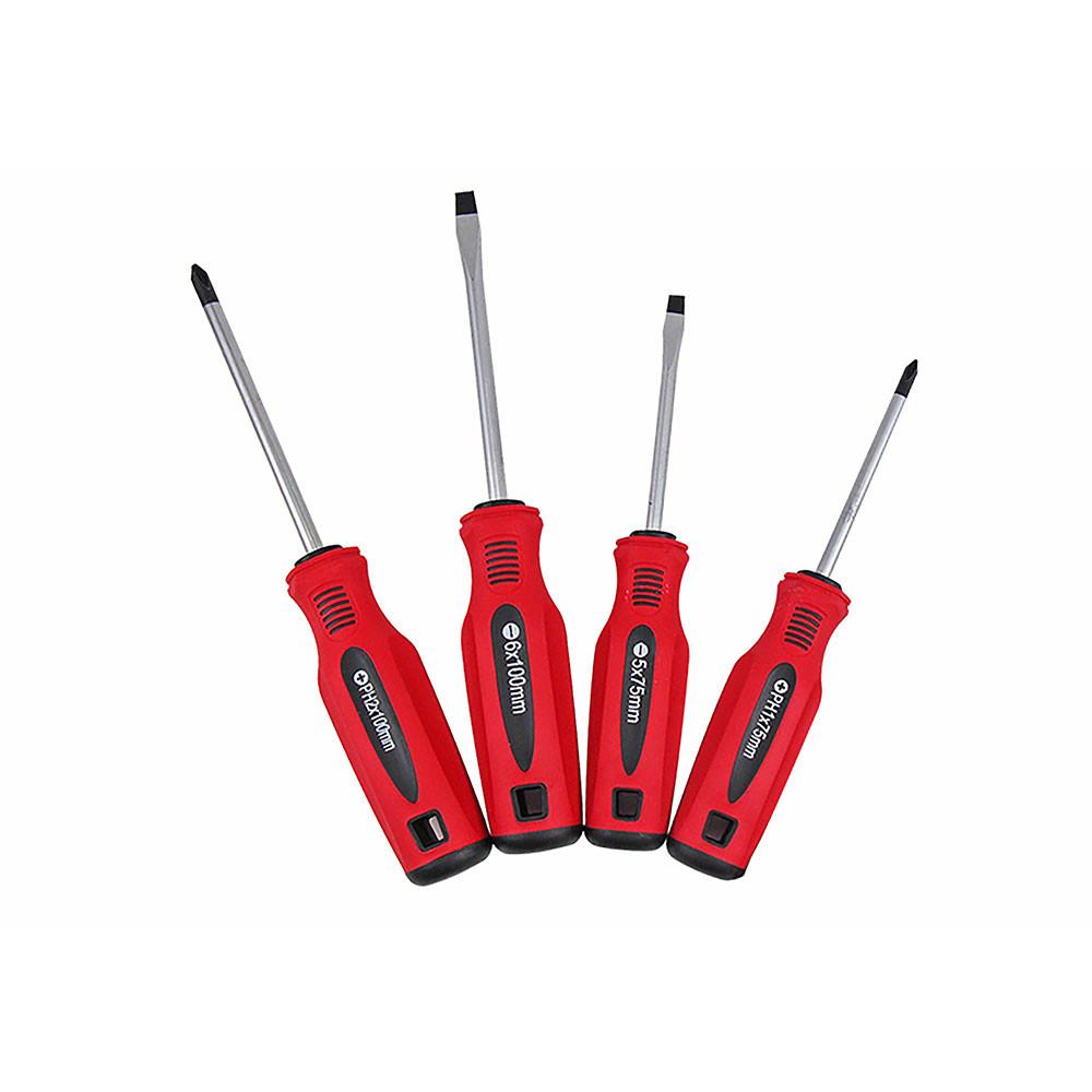 Jogo 4 Chaves Fenda E Philips Western