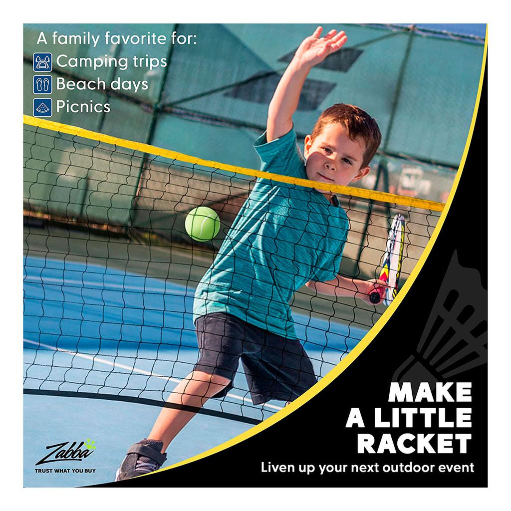 Rede portátil para Beach Tennis, Pickleball, Soccer Tennis, Badminton e KIDS´ VolleyBall