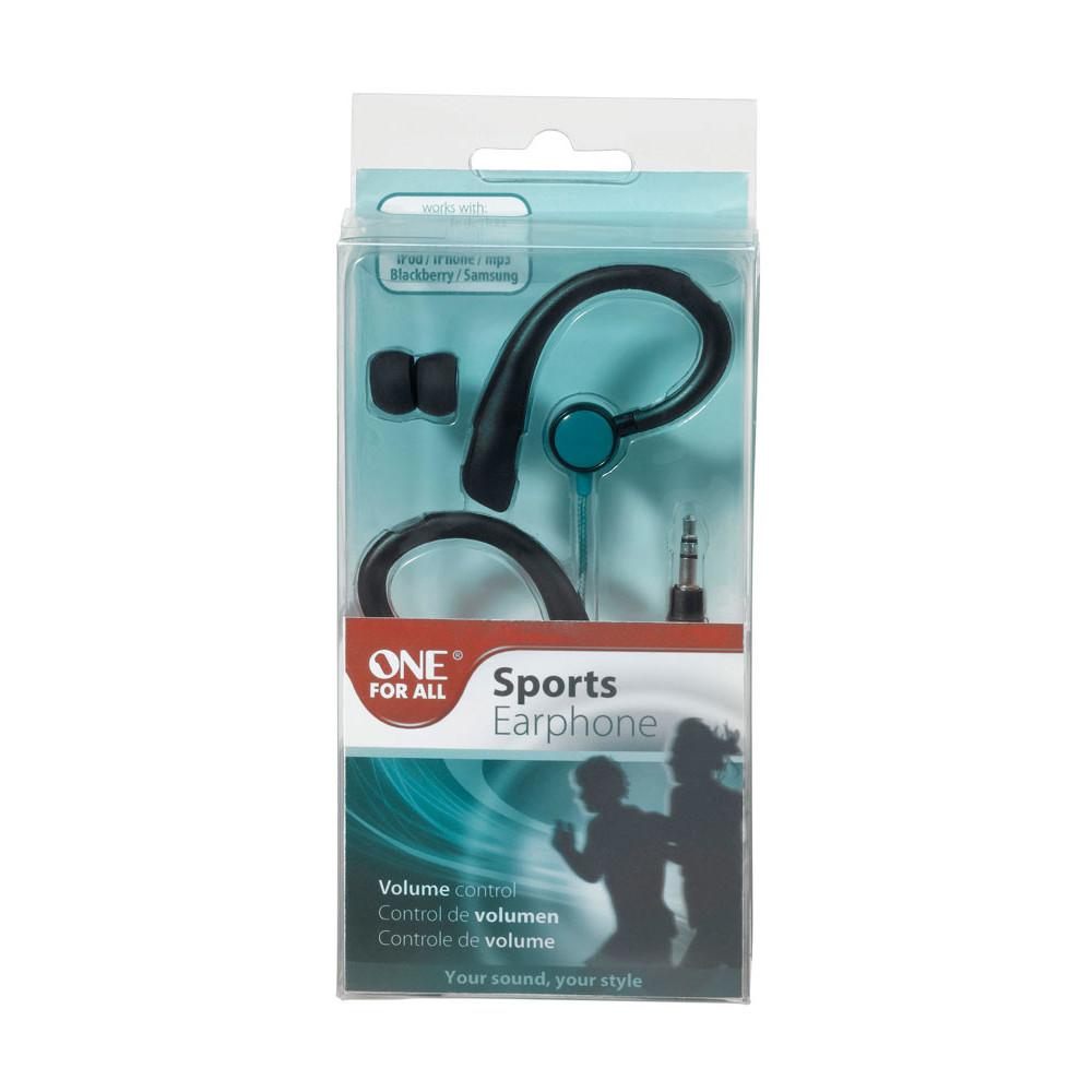 Fone de ouvido esportivo com controle de volume