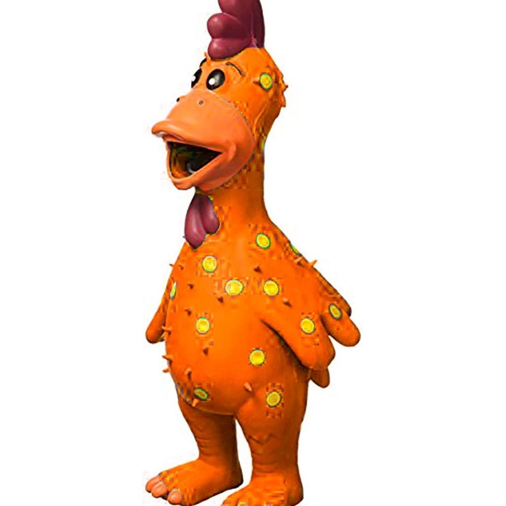 Brinquedo Pet Globken Chicken de 17 cm