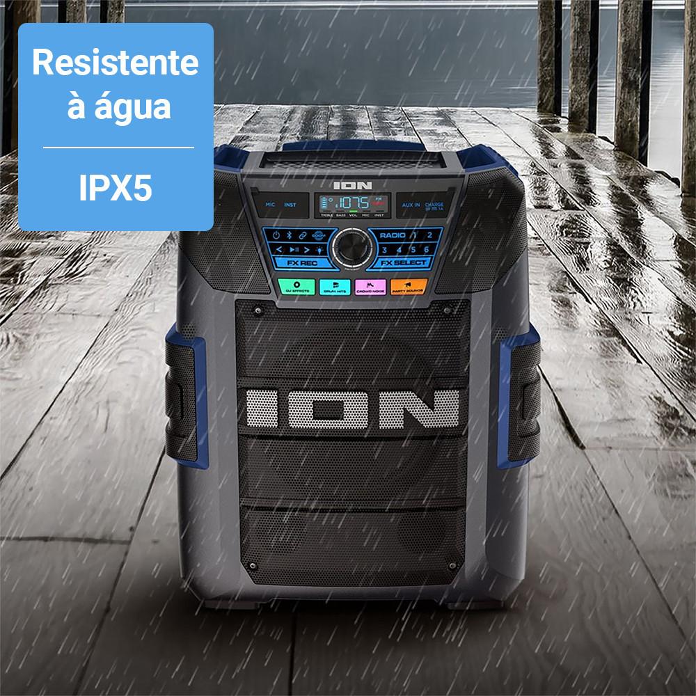 Alto Falante Portátil Sem Fio 220 Watts IPX5 Resistente À Água Com Microfone
