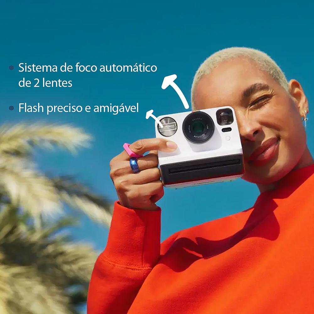 Câmera Instantânea Polaroid Now 2ª Geração Sustentável Com Alça De Pulso