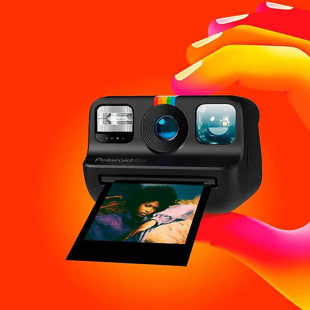 Câmera Instantânea Polaroid Go Com Dupla Exposição E Espelho Para Selfie