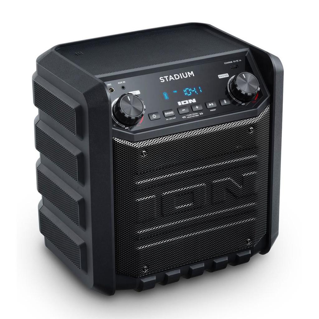 Sistema de som ION 50W, AM/FM, microfone, bateria recarreg. e recepção remota de áudio