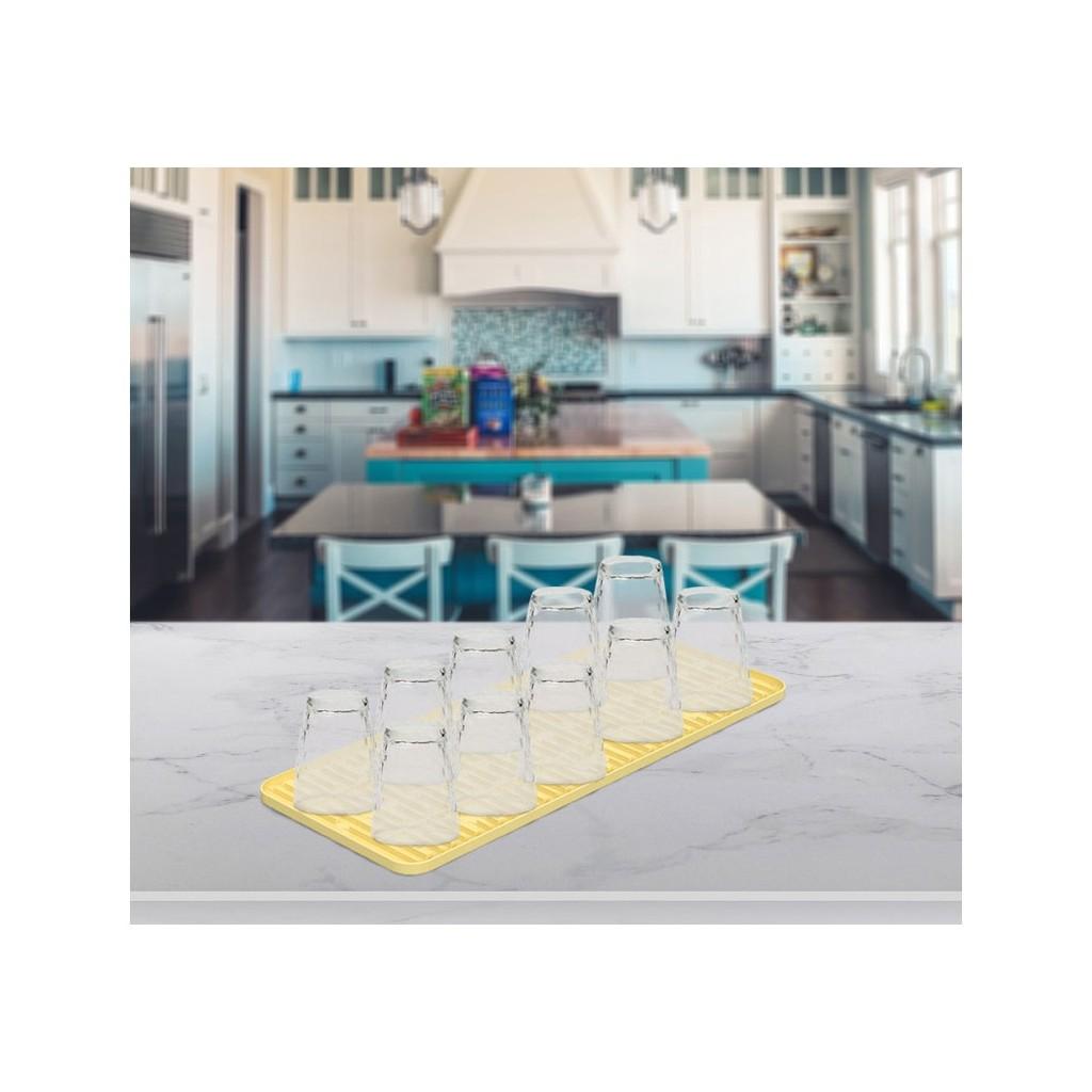 Tapete de Pia Single 42,2 x 17,4 x 1 cm - Amarelo Coza