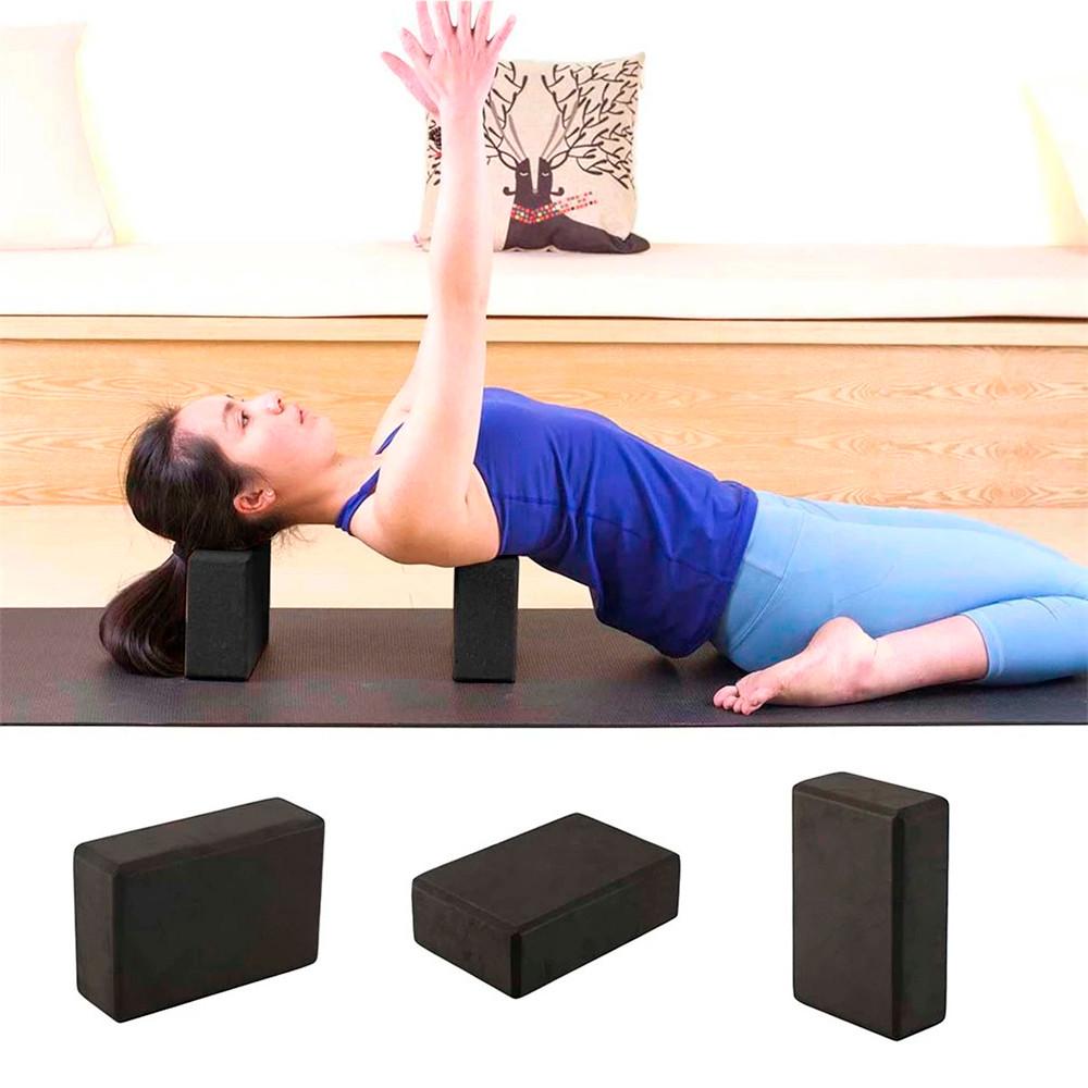 Kit esportivo c/ Bloco para praticar Yoga e Corda de Pular