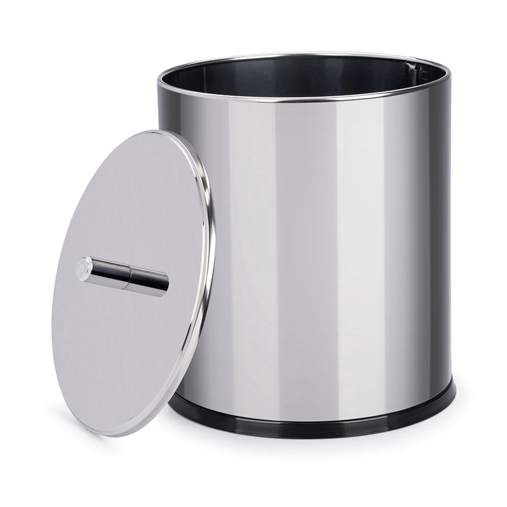 Lixeira Brinox Inox com Tampa 18X23Cm 5,4L