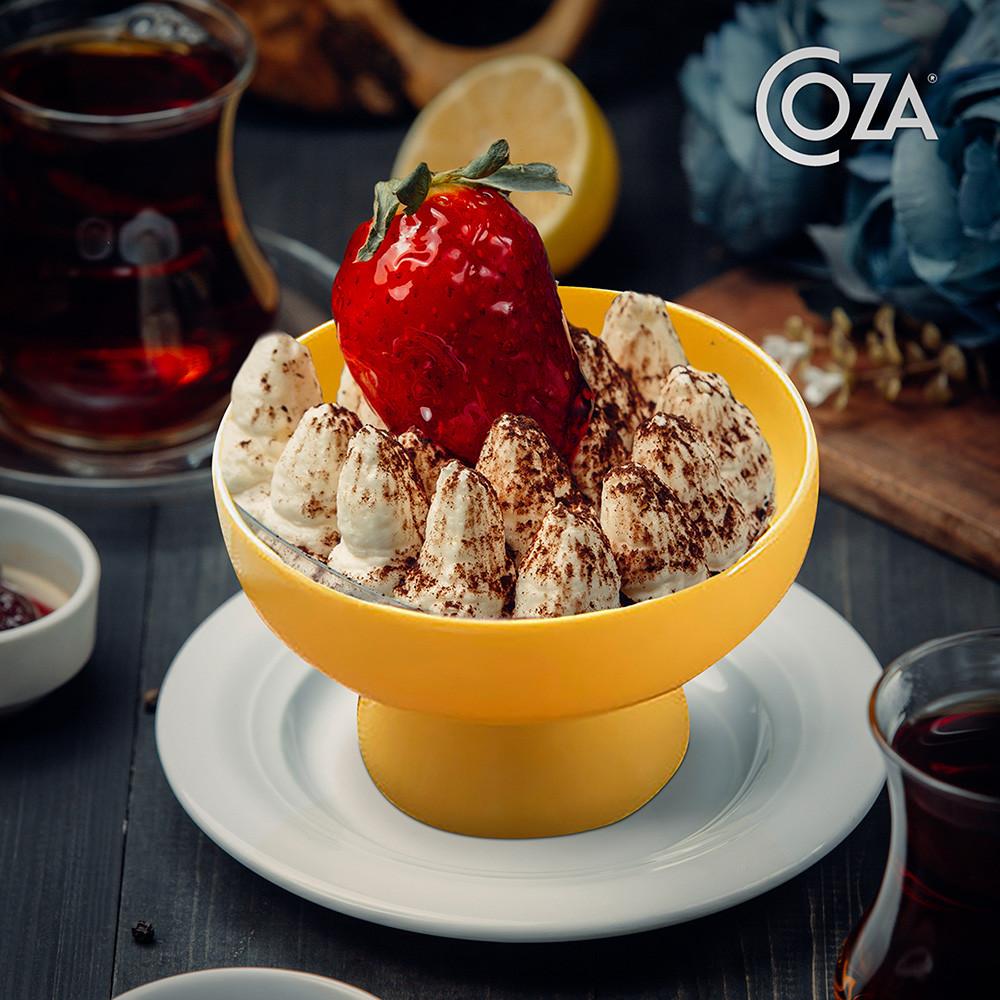 Taça Cake 11,6 x 11,6 x 7,2 cm 250 ml - Amarela Coza