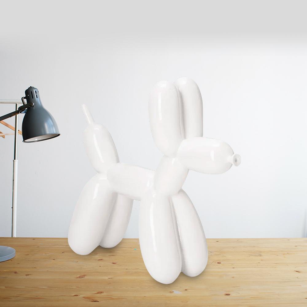 Escultura cachorro em poliresina