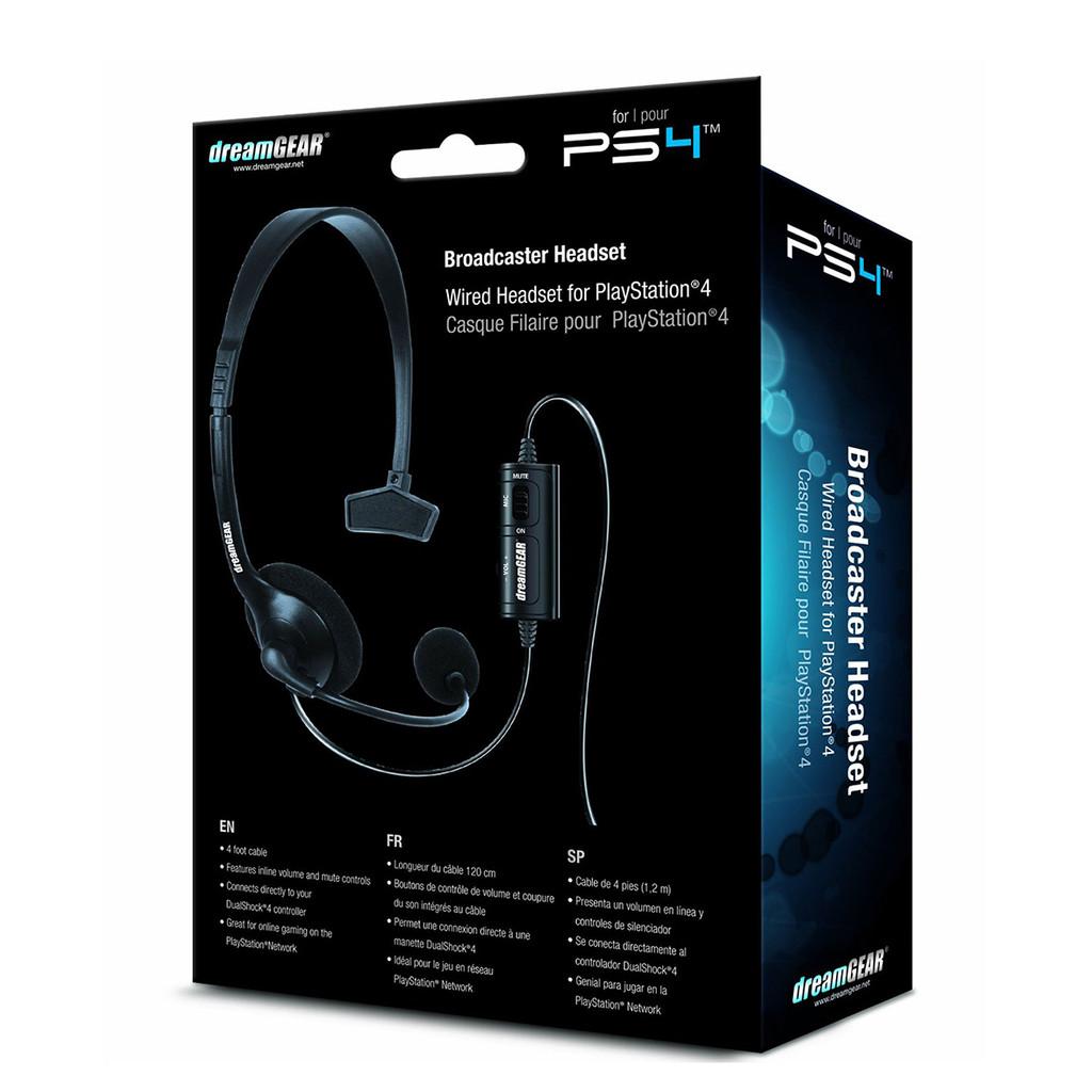 Fone de Ouvido Headset Dreamgear com microfone e controle de volume para PS4 DGPS4-6409
