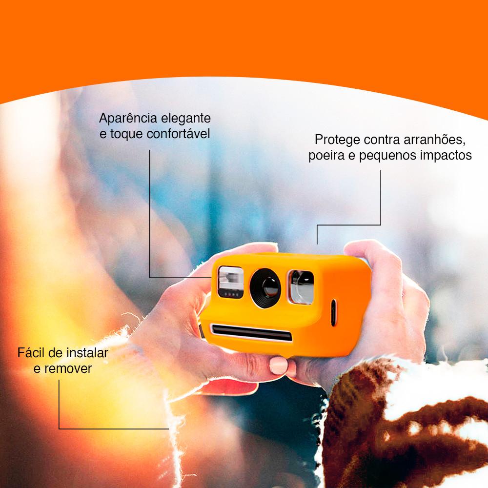 Capa De Silicone Para Câmera Polaroid Go Proteção Com Estilo E Praticidade