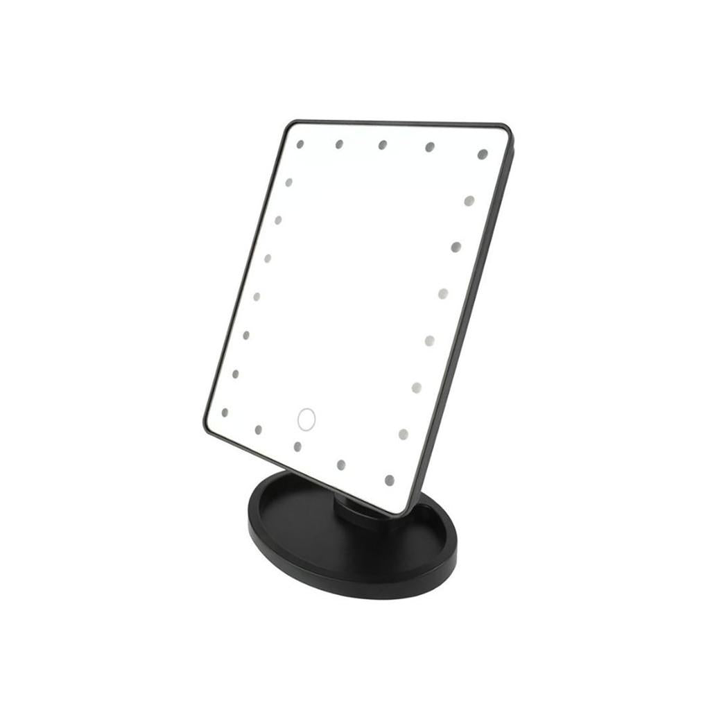 Espelho Hollywood by Vivitar 360° com 22 Leds e base para maquiagem
