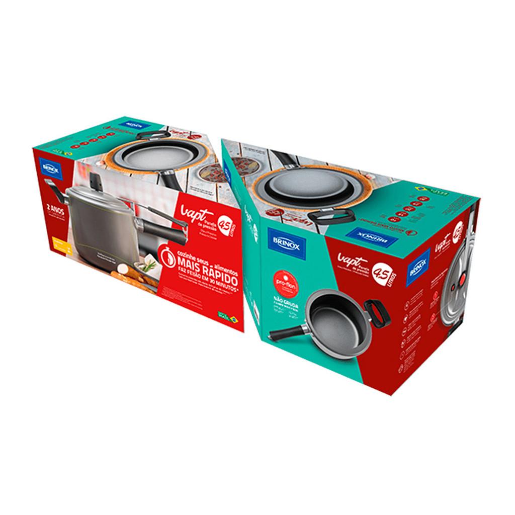 Panela de Pressão - Vapt 20 x 15 cm 4,5 L - Cereja