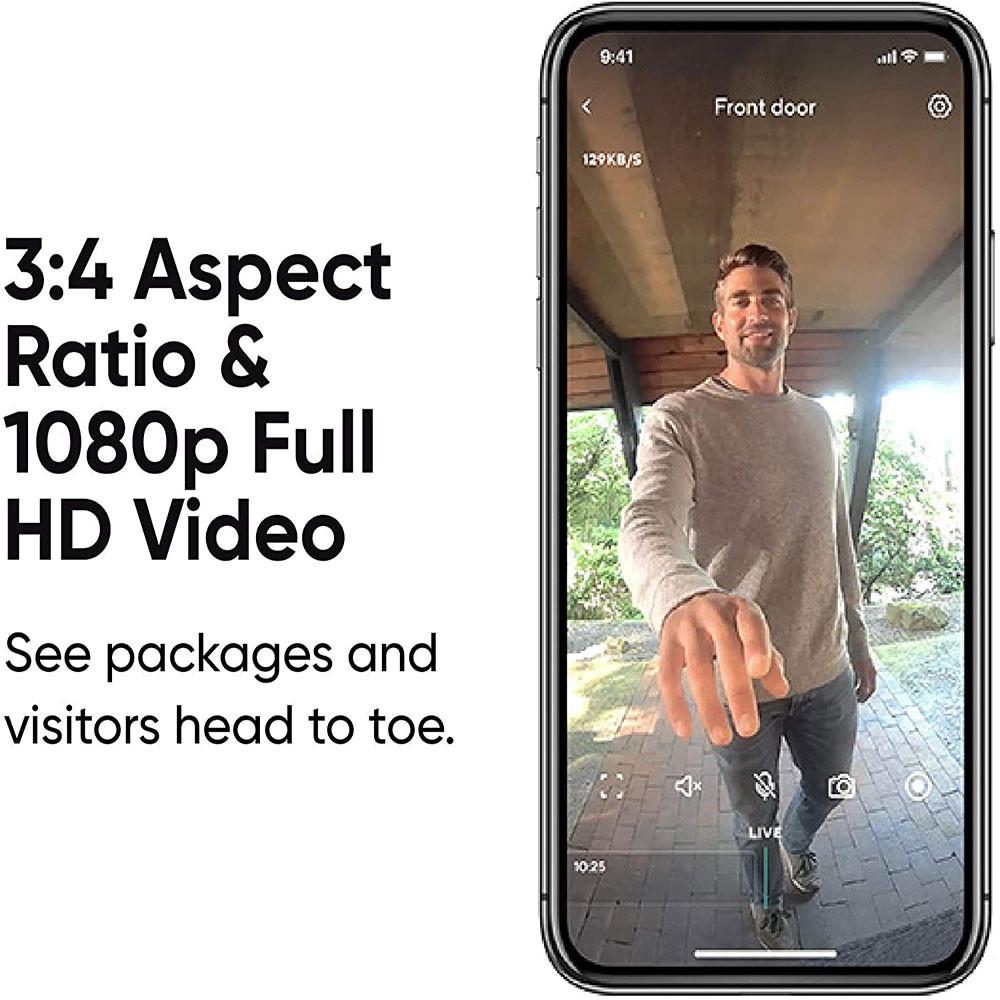 Vídeo porteiro Full HD, com áudio bidirecional, bivolt, proteção IP65 e comunicação remota