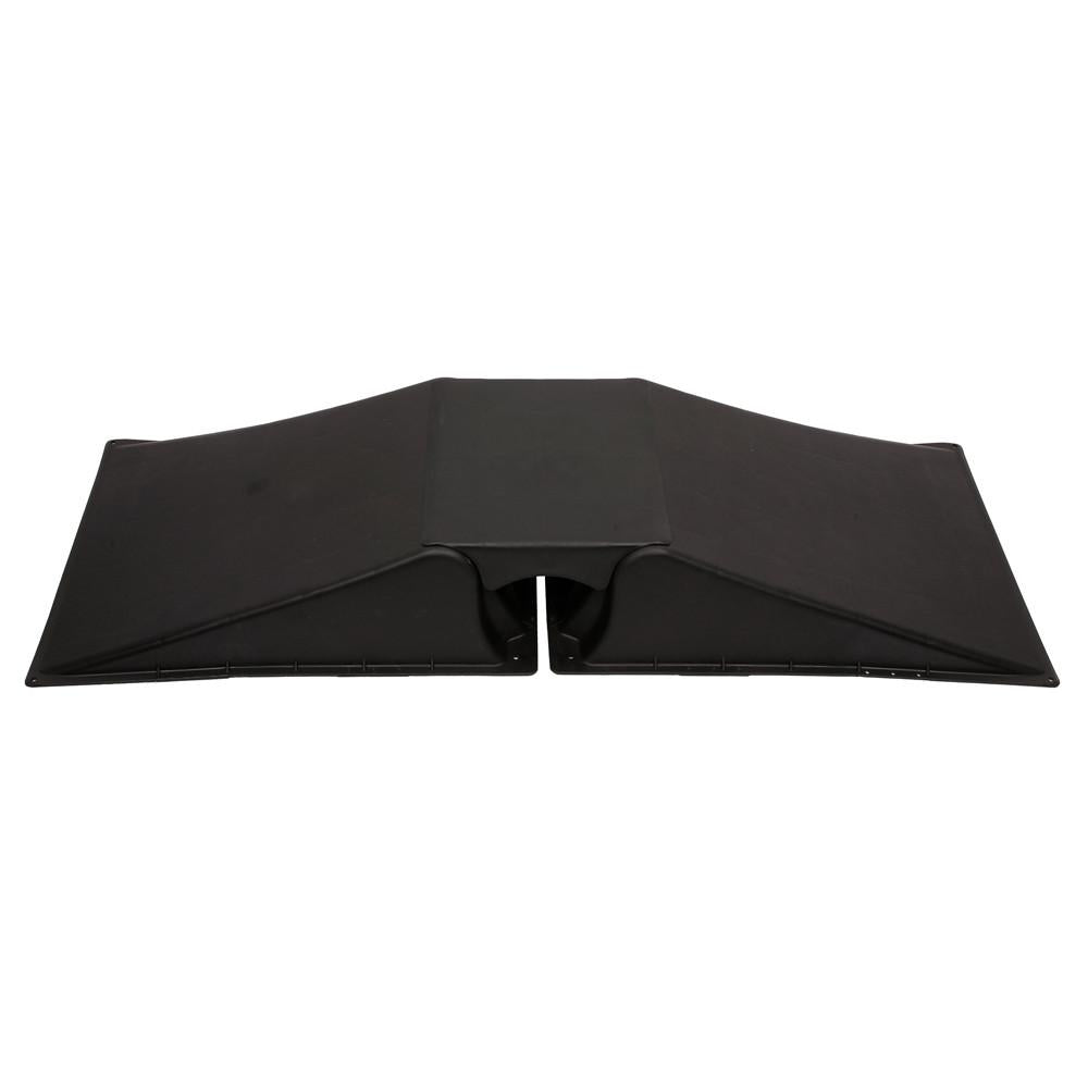 Kit Skate: Rampa dupla c/ plataforma em ABS e Suportes p/ câmera de ação em capacete