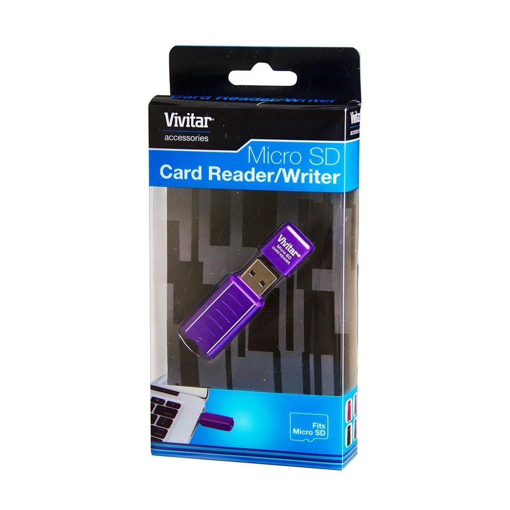 Leitor e gravador de cartão micro SD via USB