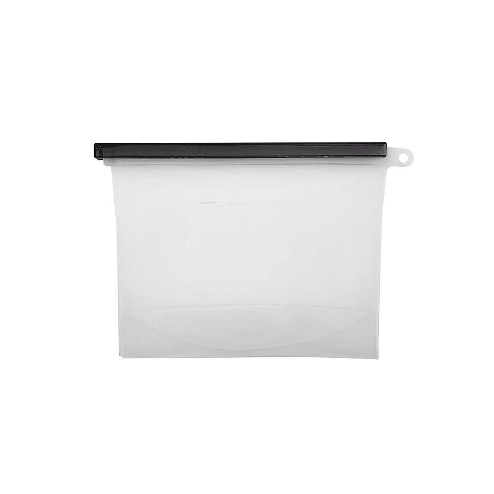 Sacos reutilizáveis para alimento 28cm azul e branco