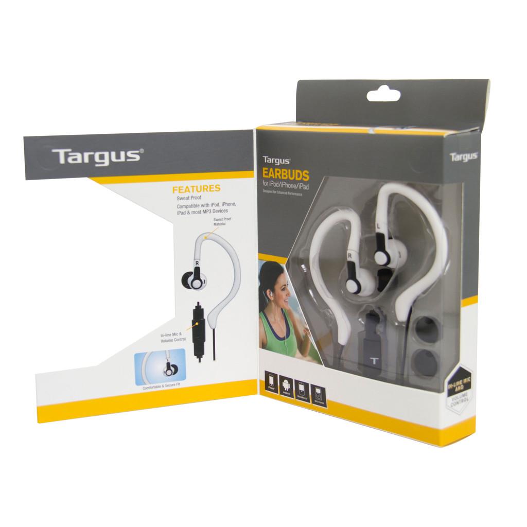 Fone de ouvido tipo auricular com microfone e controle de volume