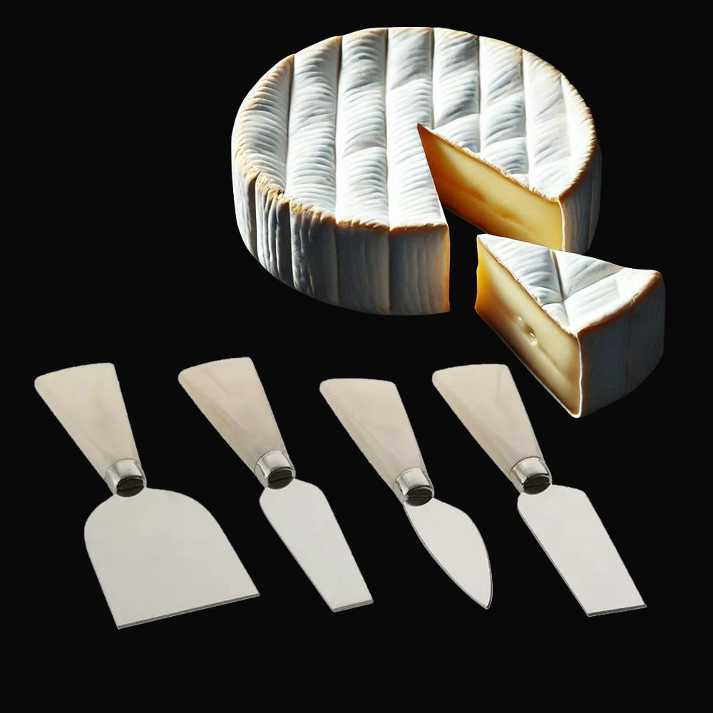 Jogo Facas Queijo Susa Inox 4 Peças Design Exclusivo Studio Riva
