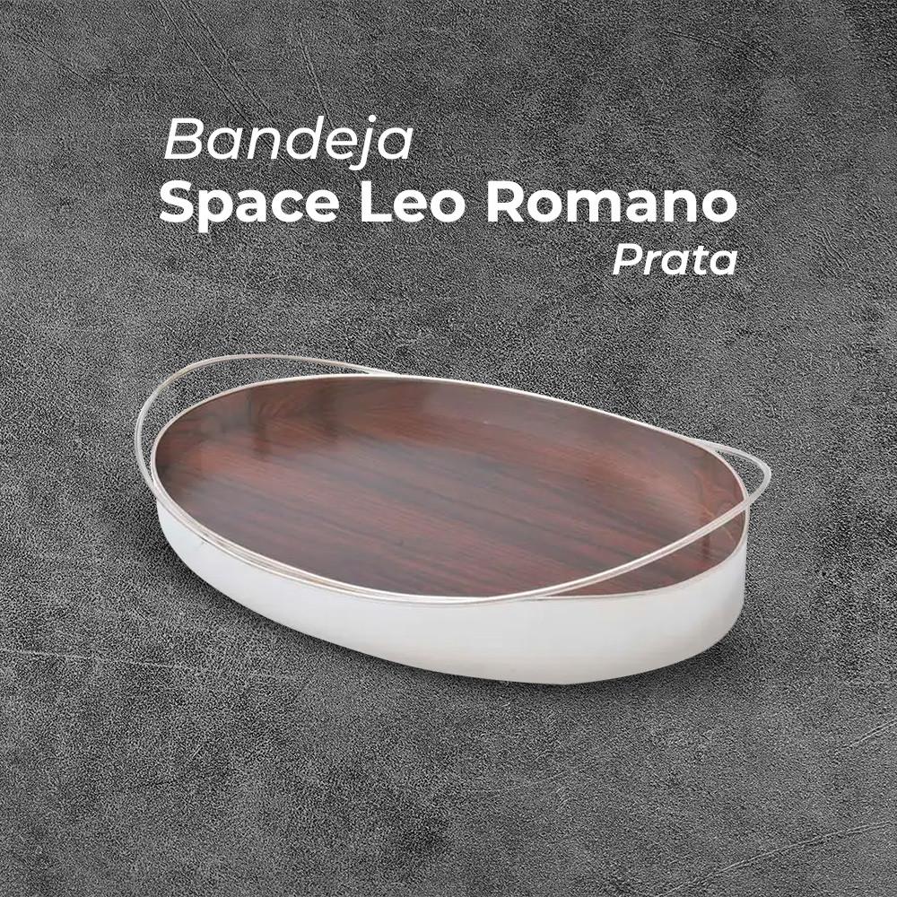 Bandeja St. James Space Leo Romano Prata Beleza E Elegância