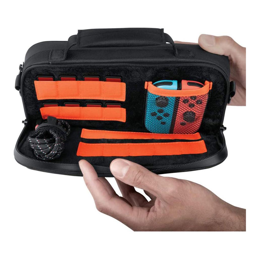 Bolsa de viagem c/bateria 10 Ah para Nintendo Switch e acessórios