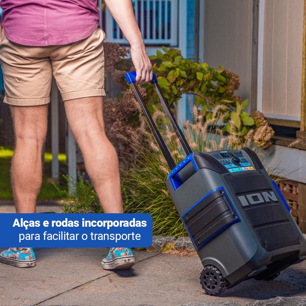 Alto Falante Portátil Sem Fio 220 Watts IPX5 Resistente À Água Com Microfone