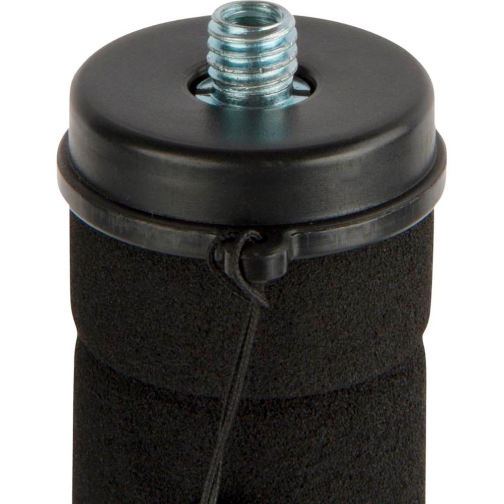 Monopé com 1,5m de altura, capacidade máx. 2Kg e bolsa para transporte