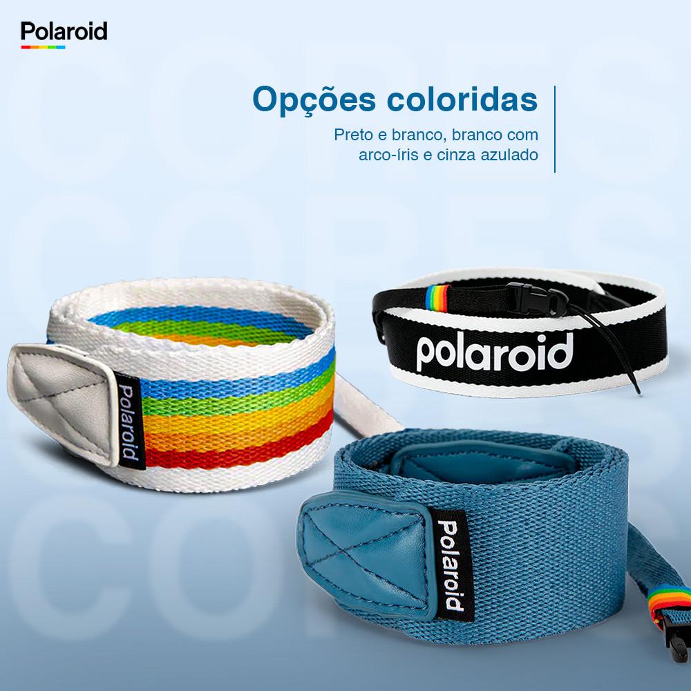 Alça Flat Para Câmera Polaroid Ajustável, Prática E Estilosa