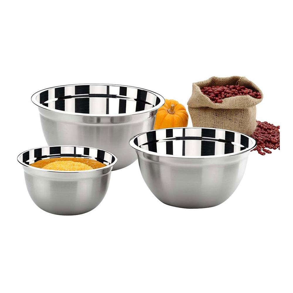 Conjunto de Tigelas Inox 3 Peças - Suprema - Brinox