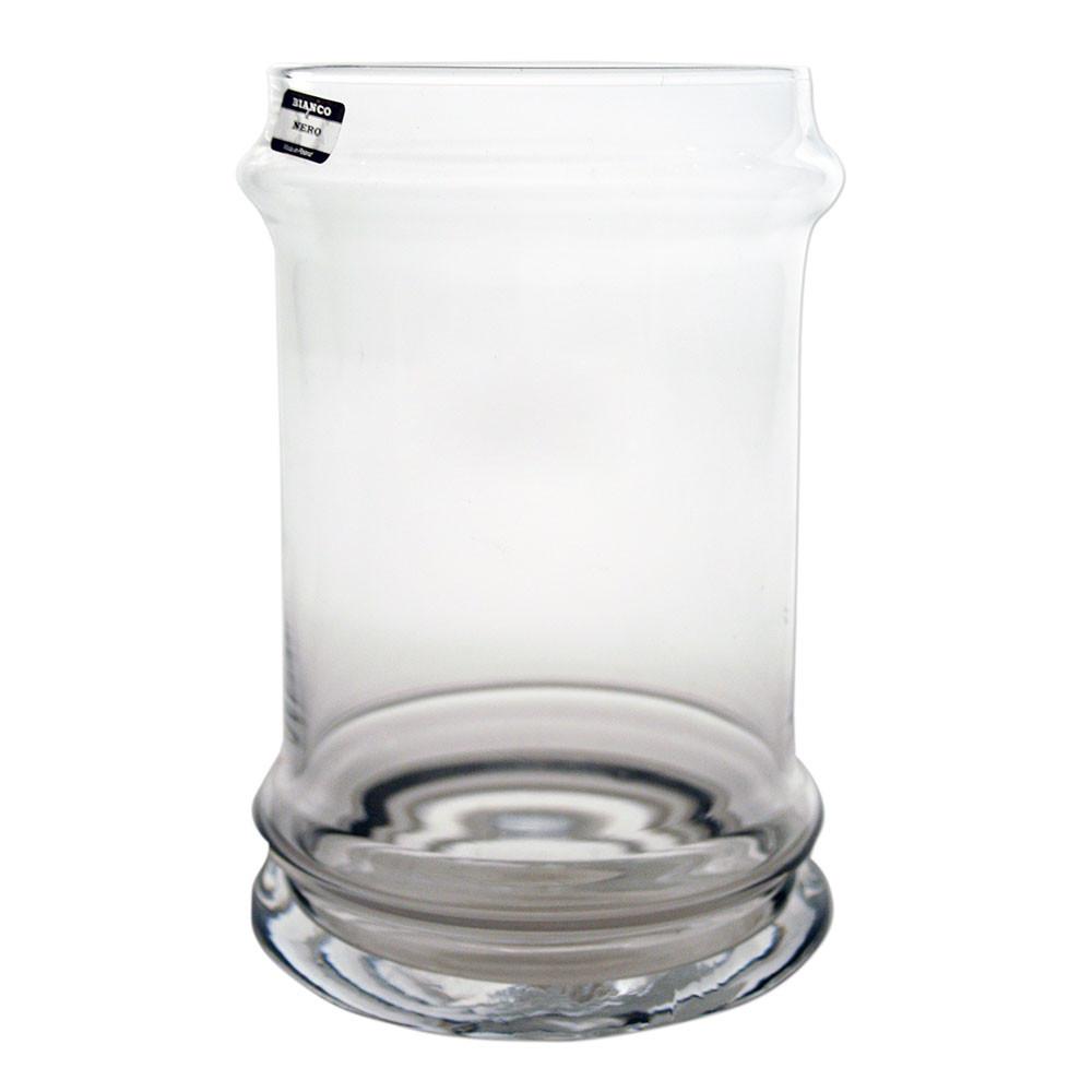 Vaso Grande Decorativo, Cilíndrico,Transparente e Incolor 37 cm x 25 cm