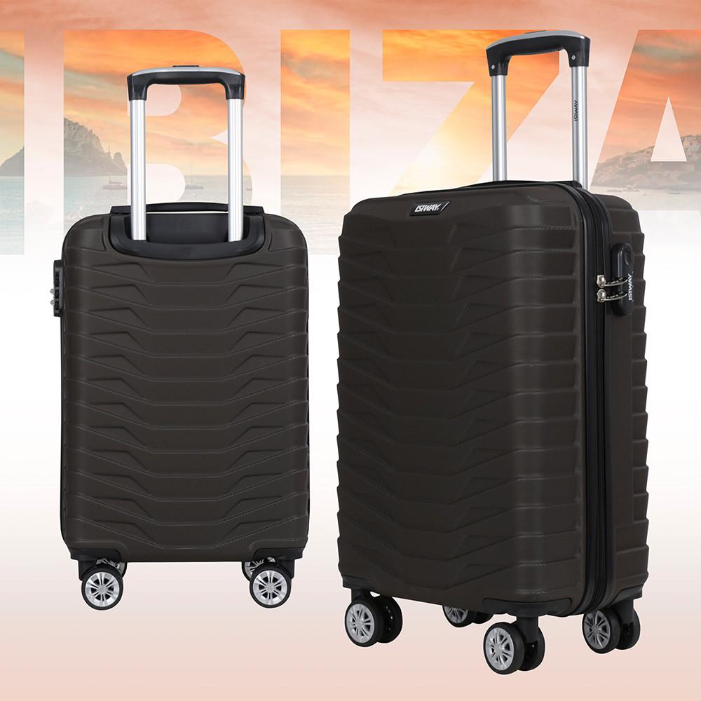 Mala ABS Ibiza M 23kg Rodas 360º Expansível Resistente Isibrás