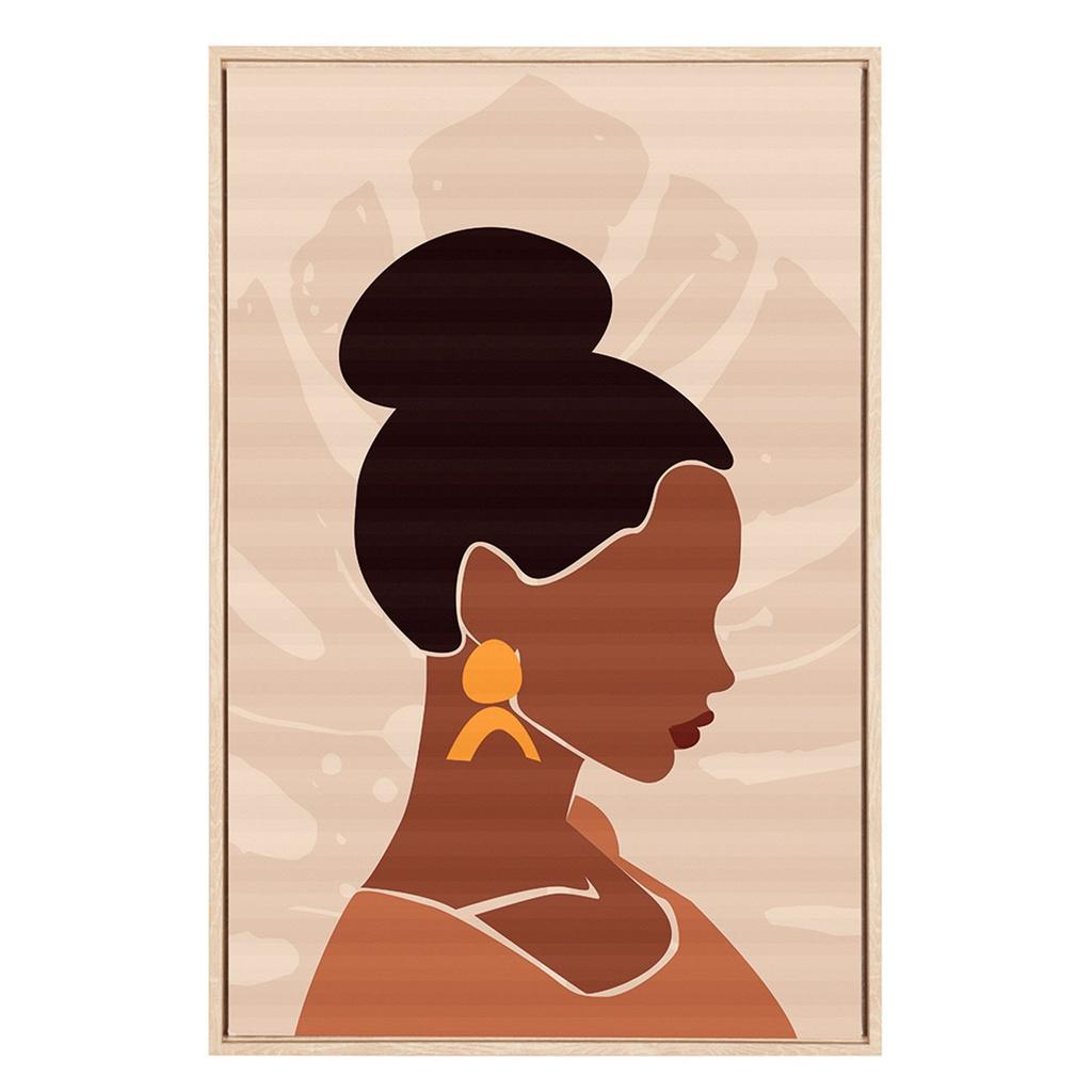 kit quadro em canvas - 2 peças de 60 x 40 x 3 cm