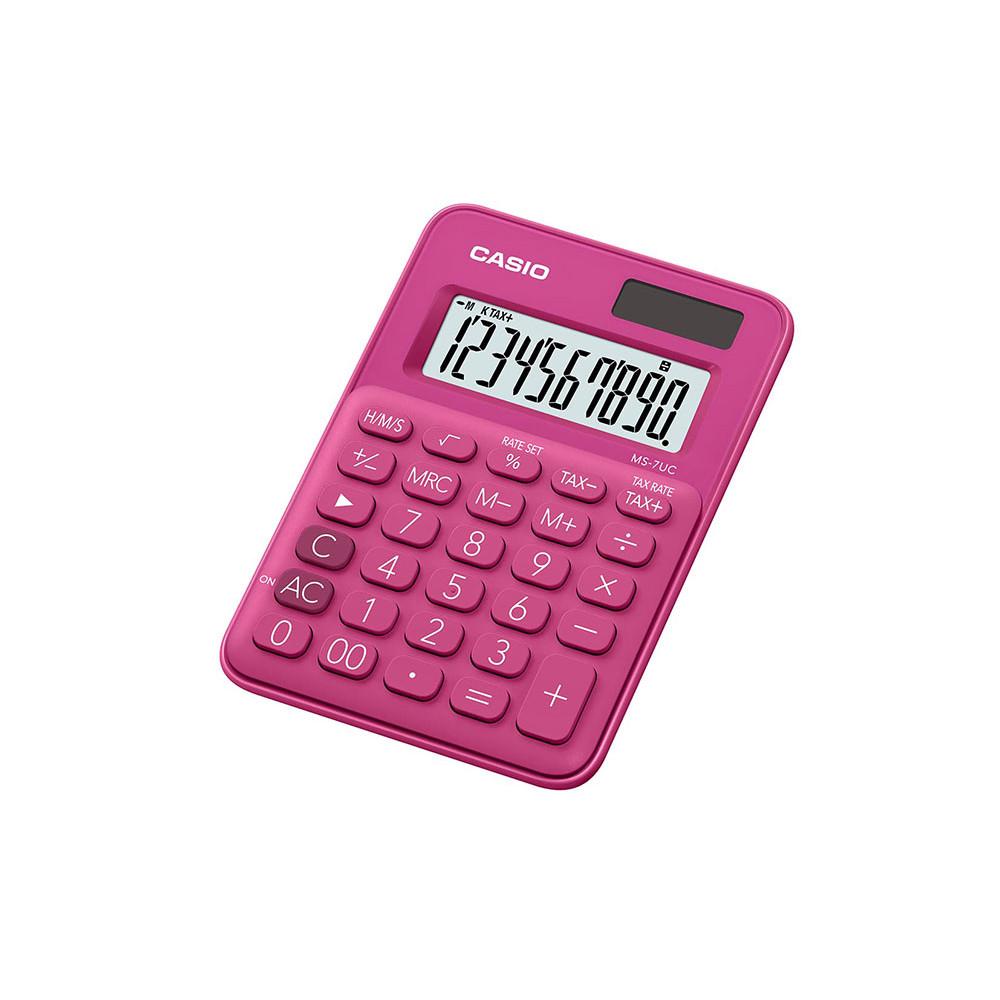 Mini Calculadora Casio de mesa c/ visor amplo 10 dígitos