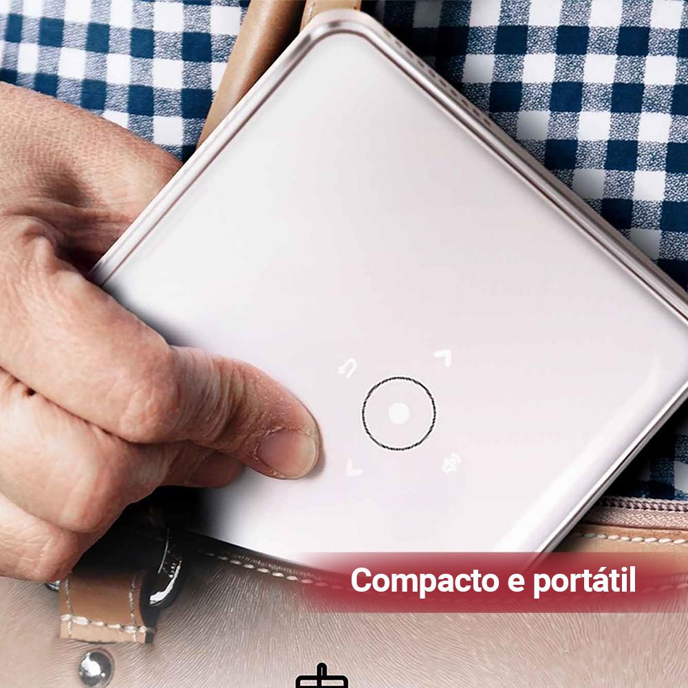 Projetor DLP Portátil Sem Fio 4K KODAK Luma 350 Inteligente Ultra HD, HDMI, USB E Micro SD