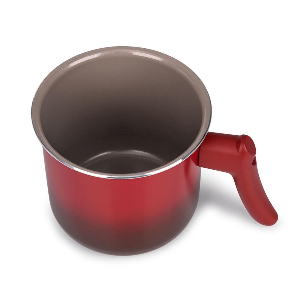 Conjunto de Panelas Brinox 5 peças Smart Vermelha