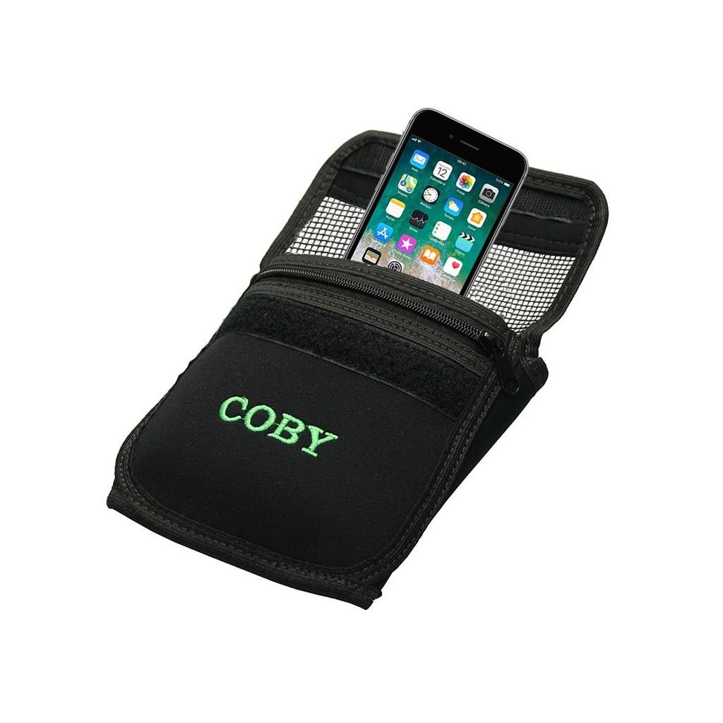 Pochete Coby em Neoprene para uso diário com bolso frontal e ajuste lombar