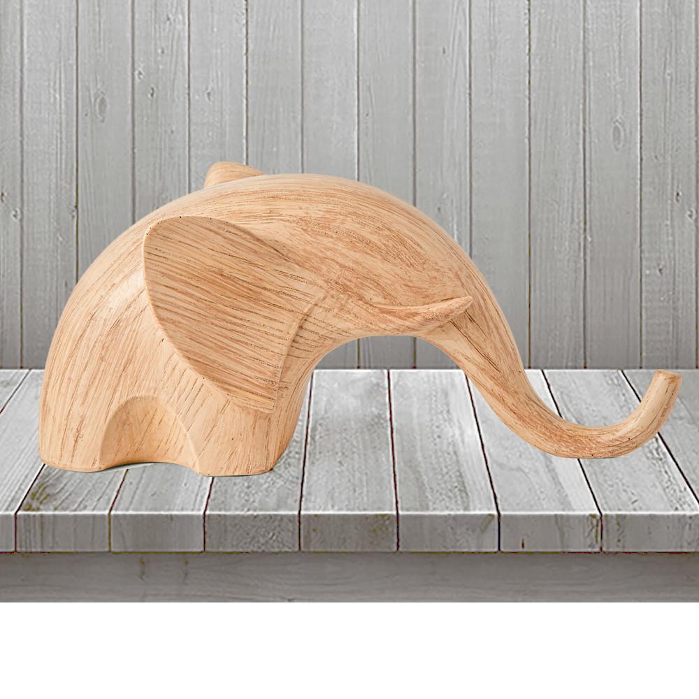 Escultura elefante em poliresina