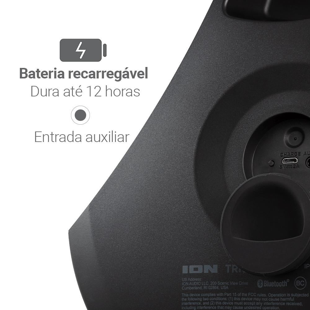 Boombox Flutuante IP67 Resistente À Água 26 Watts Com Iluminação De Led