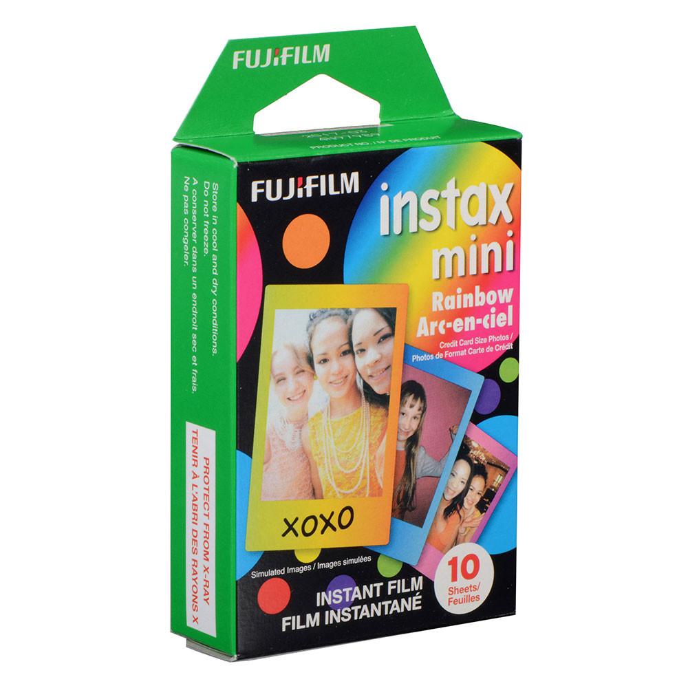 Filme instantâneo Fujifilm Instax Rainbow com 10 poses