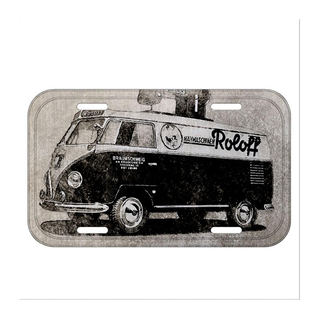 Placa de Carro Kombi 30 x 15 Cm