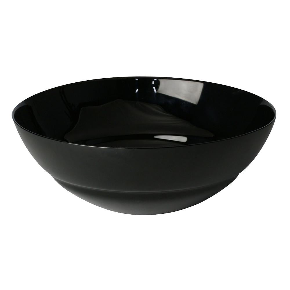 Bowl de vidro temperado Alexie 27cm preto