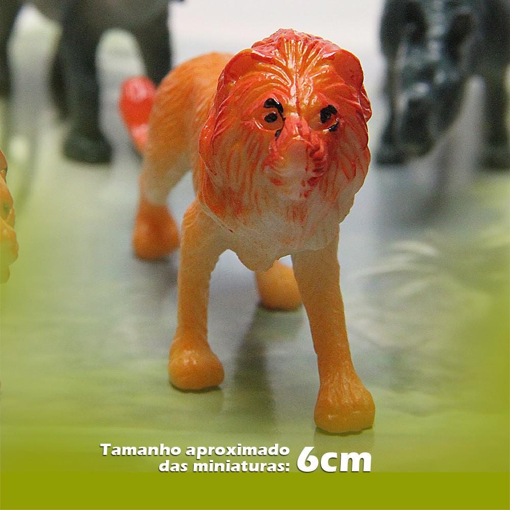 Brinquedo Miniaturas Realistas Animais Selvagens Explorar e Colecionar Toyng