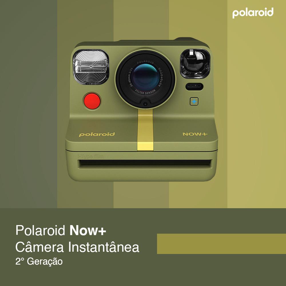 Câmera Instantânea Polaroid Now+ 2ª Geração Bluetooth Sustentável Com 5 Filtros De Lente