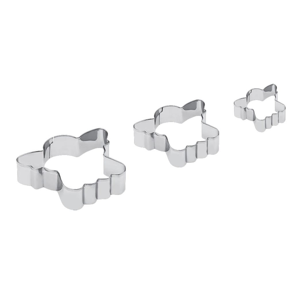 Conjunto 3Pcs Cortador Biscoito Anjo Glace