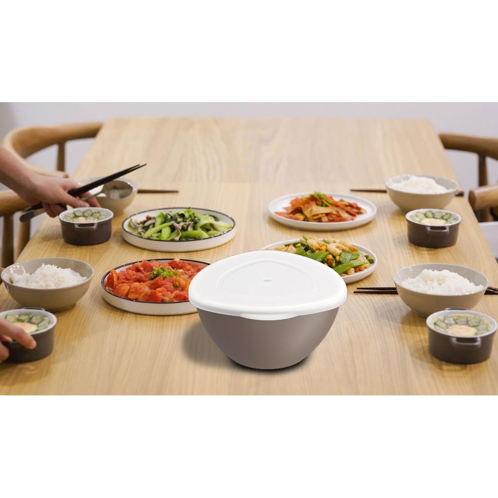 Cremeira Essential com tampa 13,5 x 12,7 x 4,6 cm 250 ml Cinza