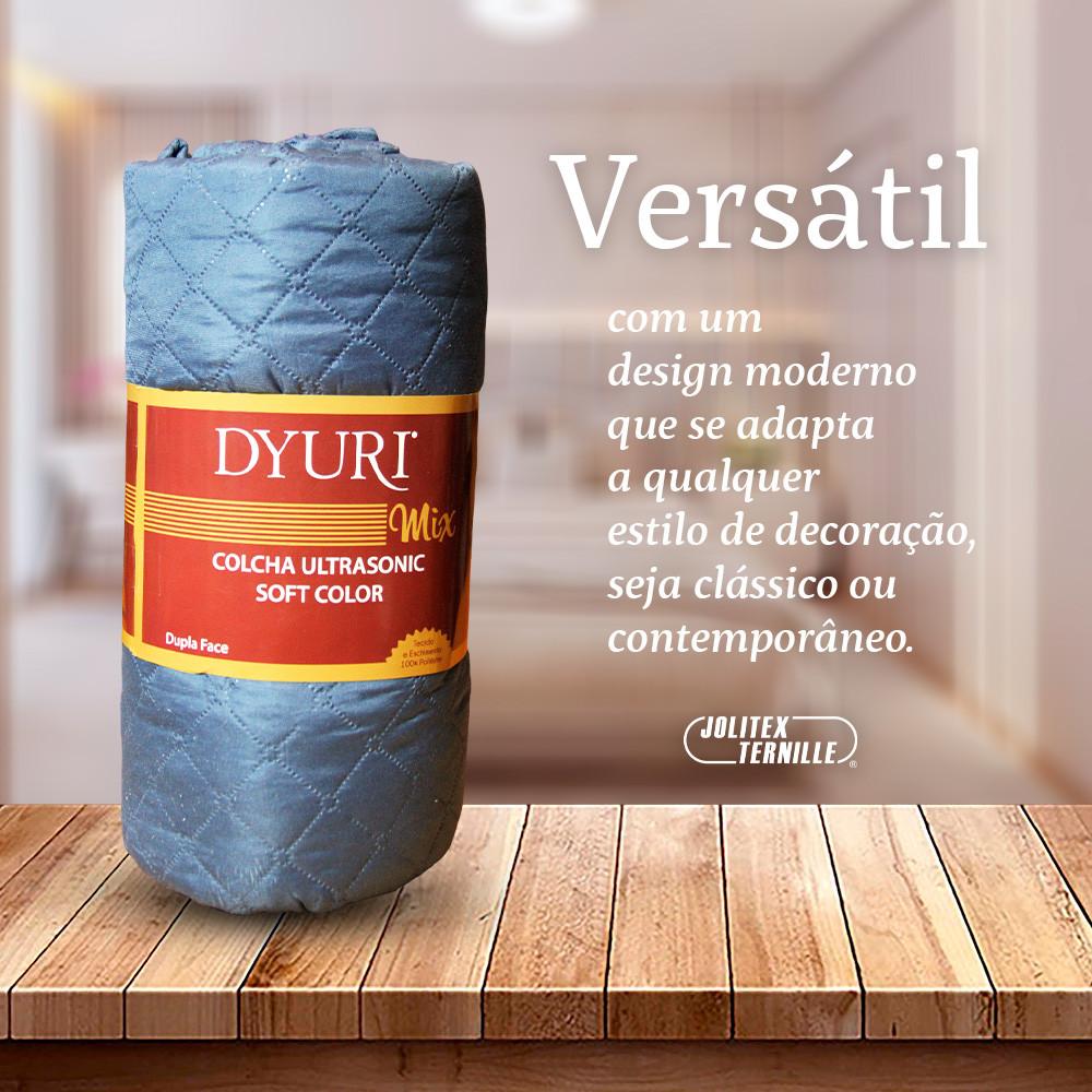 Colcha King Dyuri Com Toque De Sofisticação E Conforto E Porta Travesseiro