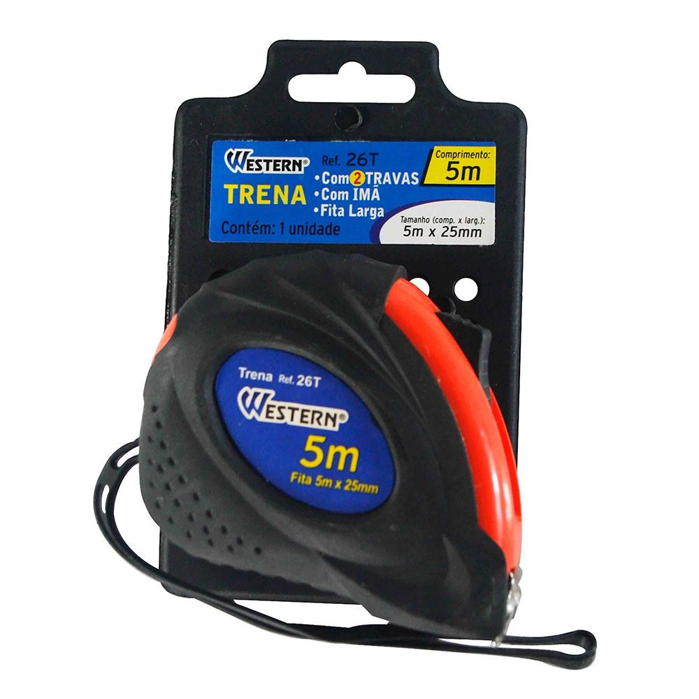 Trena Com Trava Dupla 5M X 25Mm Western